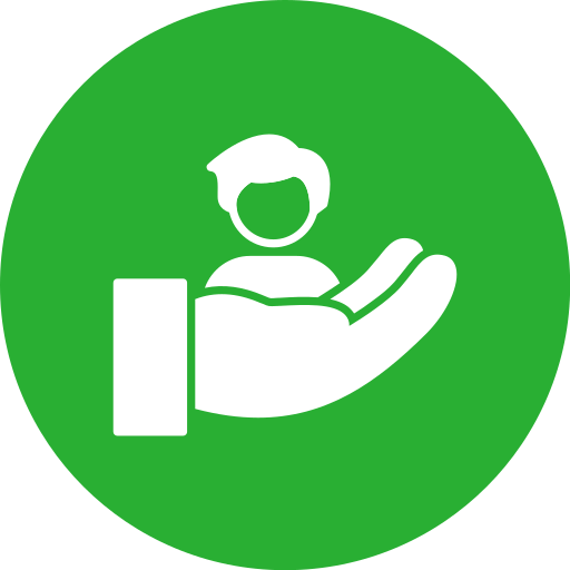 asistencia social icono gratis