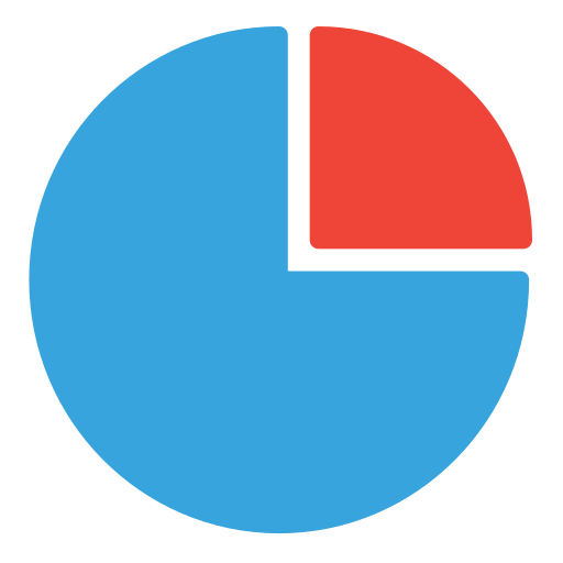 gráfico circular icono gratis