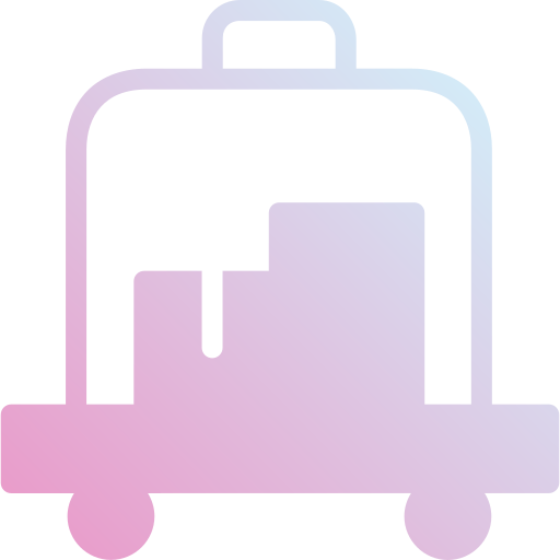 chariot à bagages gratuit sticker