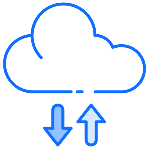 sincronización en la nube icono gratis