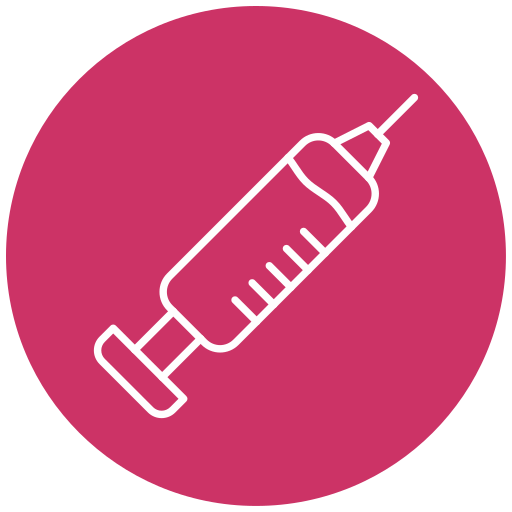 Injection free icon Injection free icon
