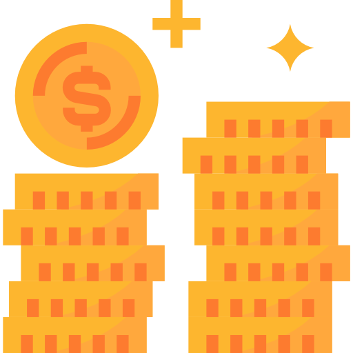 moedas grátis ícone