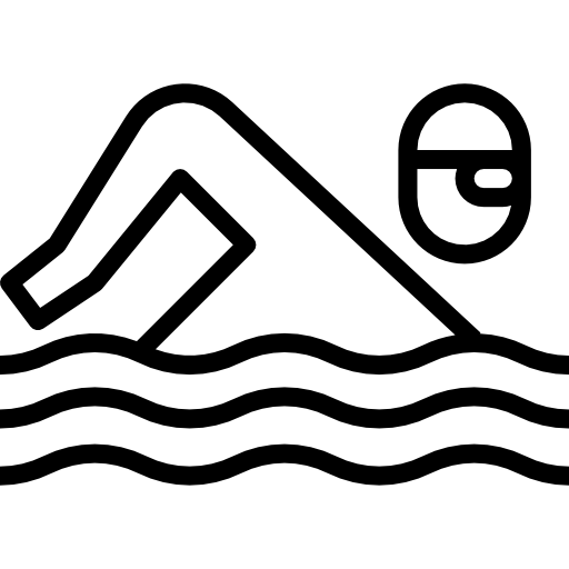 nageur Icône gratuit