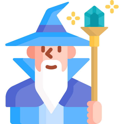 Wizard Special Flat icon