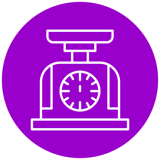 Weight scale free icon