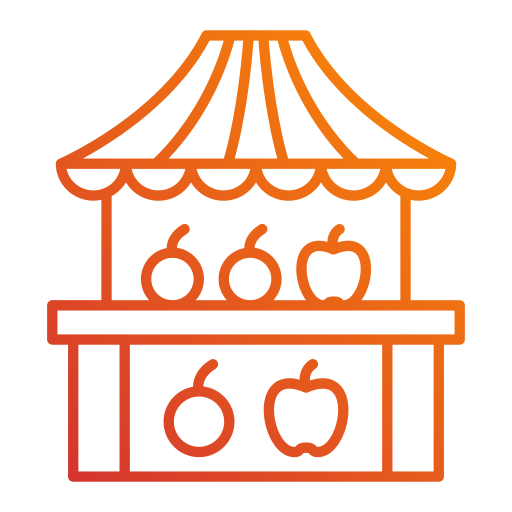 Fruit stand free icon Fruit stand free icon