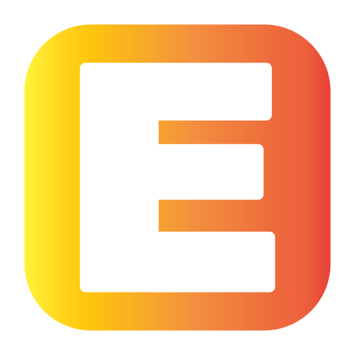 Letter e Generic Flat Gradient icon