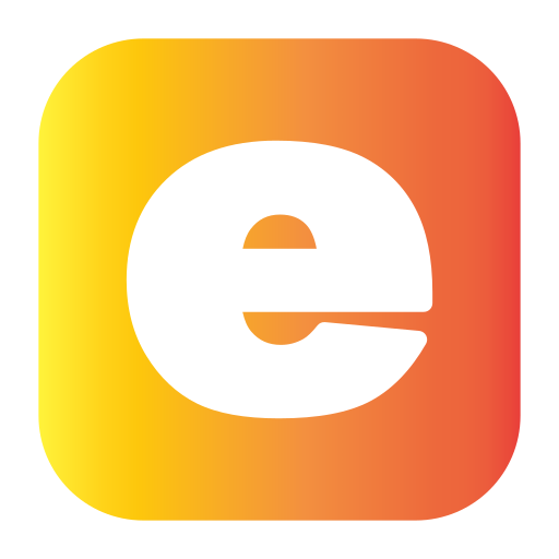 Letter e Generic Flat Gradient icon