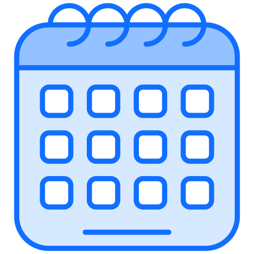 calendário grátis ícone