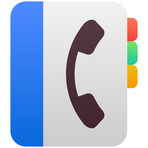 directorio telefónico icono gratis