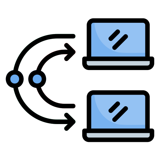 transferencia de datos icono gratis