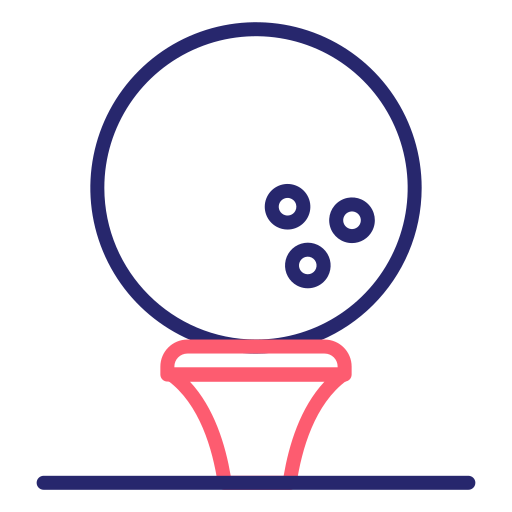 pelota de golf icono gratis