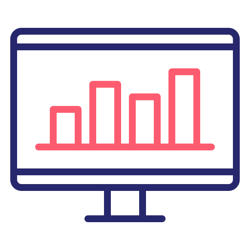 gráfico de barras icono gratis