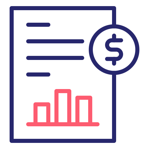 presupuesto icono gratis