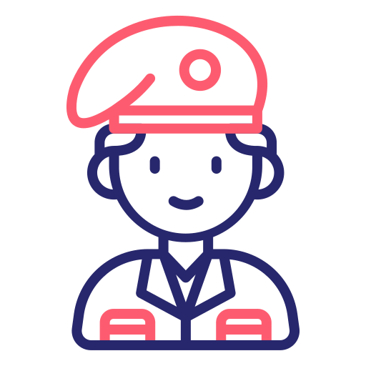 Soldier Generic Outline Color Icon