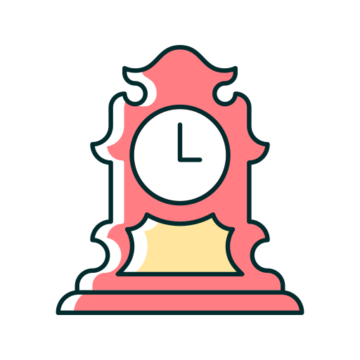 Tabletop clock free icon Tabletop clock free icon