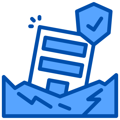 terremoto icono gratis