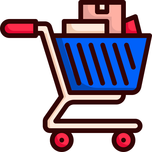 Shopping cart icon Generic Outline Color