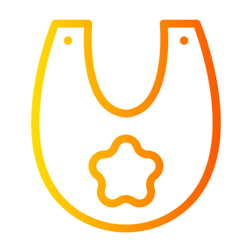 Baby bib free icon