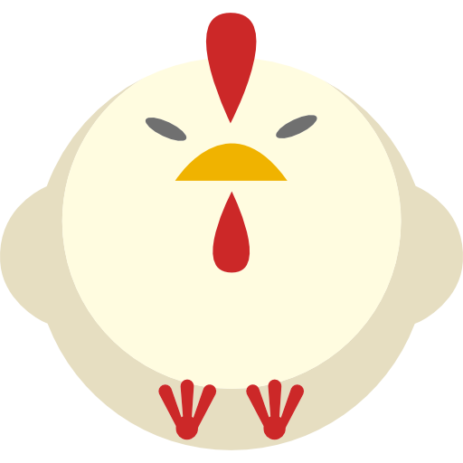 Chicken free icon