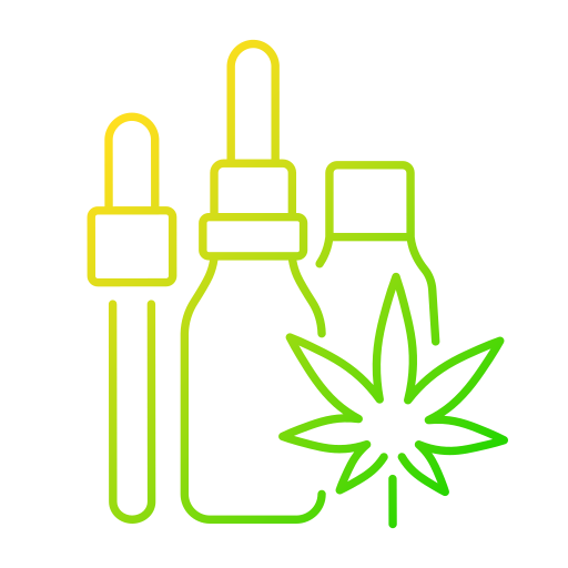 aceite de cannabis icono gratis