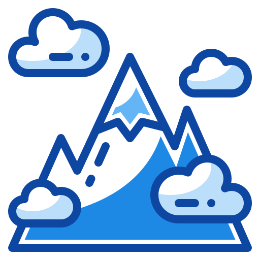 Mountain Generic Blue icon