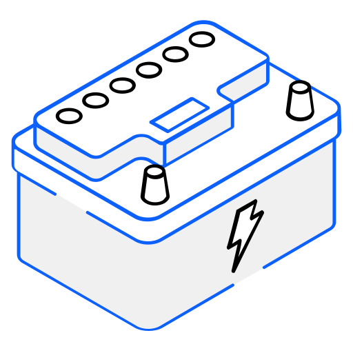 batería de coche icono gratis