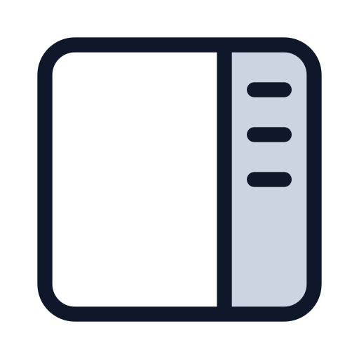 seitenleiste kostenlos Icon seitenleiste kostenlos Icon
