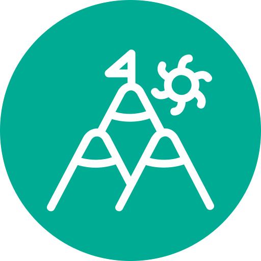 montañas icono gratis