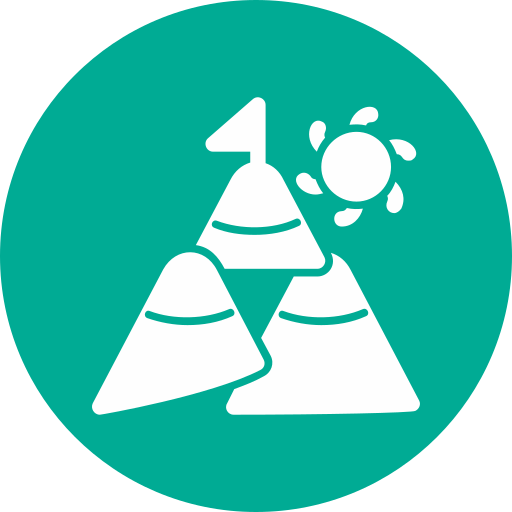 montañas icono gratis