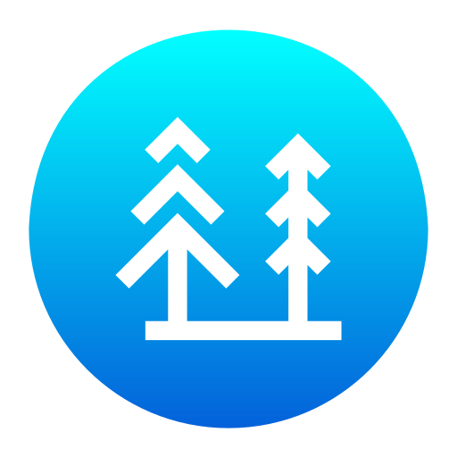 Tree Generic Flat Gradient icon