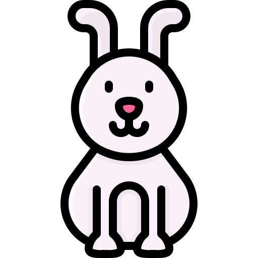 Rabbit Generic Outline Color icon