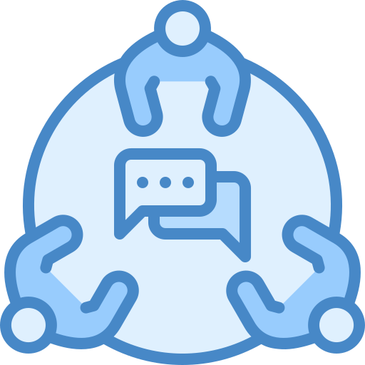 reunión icono gratis