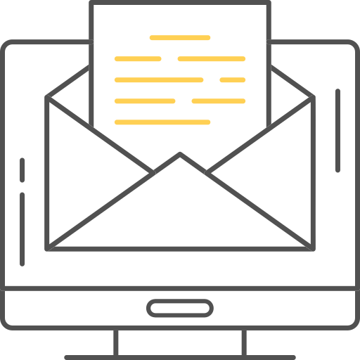 E-mail Generic Outline Color icon