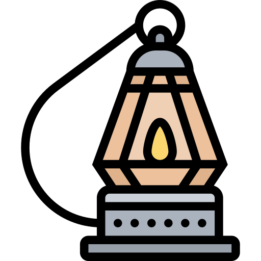 Oil lamp Meticulous Lineal Color icon