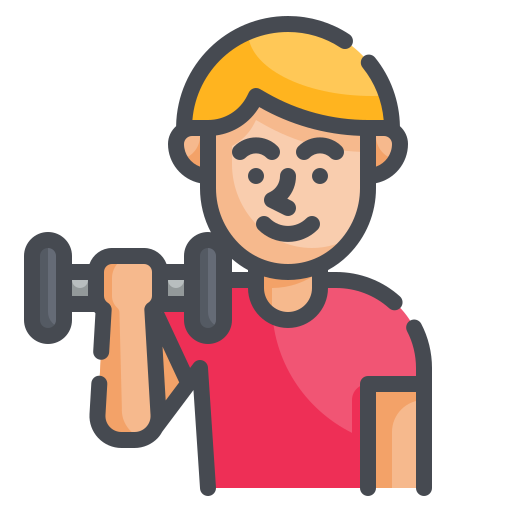 aptitud física icono gratis