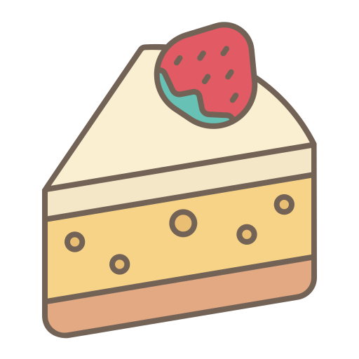 pastel de fresa icono gratis