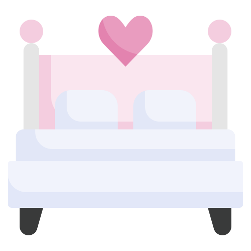 cama matrimonial icono gratis