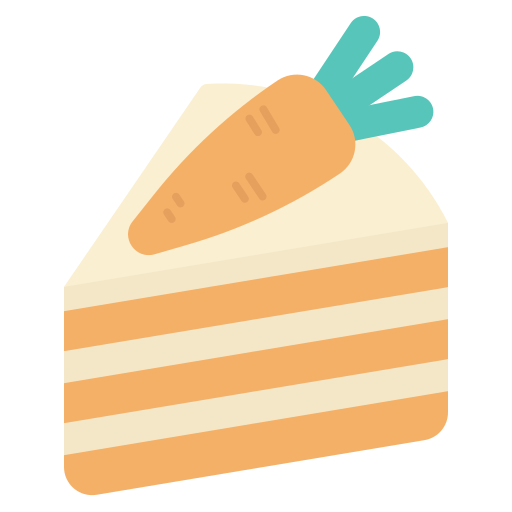 Carrot cake - Free food icons