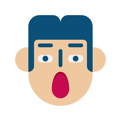 Amazed free icon