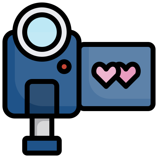 vidéo de mariage Icône gratuit vidéo de mariage Icône gratuit