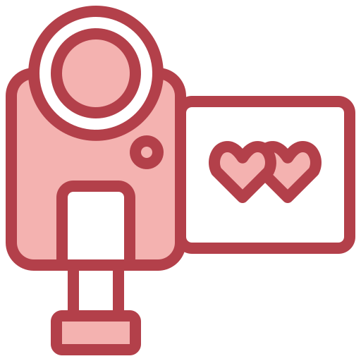 vidéo de mariage Icône gratuit vidéo de mariage Icône gratuit