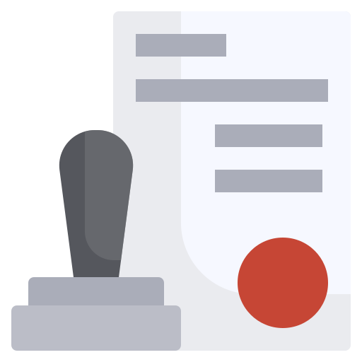 estampilla icono gratis