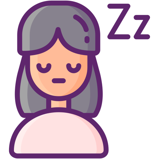 Sleeping Flaticons Lineal Color Icon 