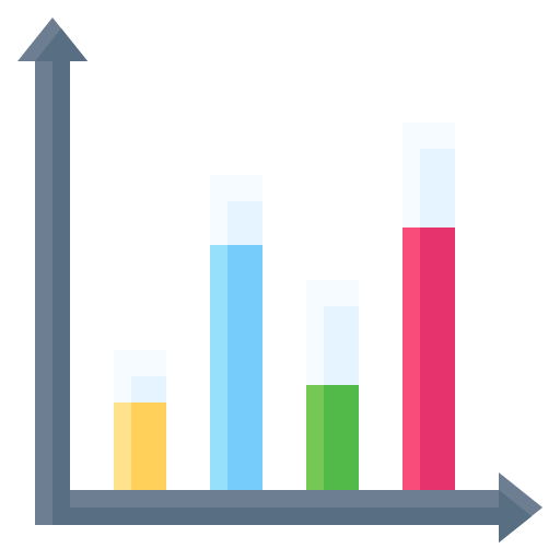 gráfico de barras icono gratis