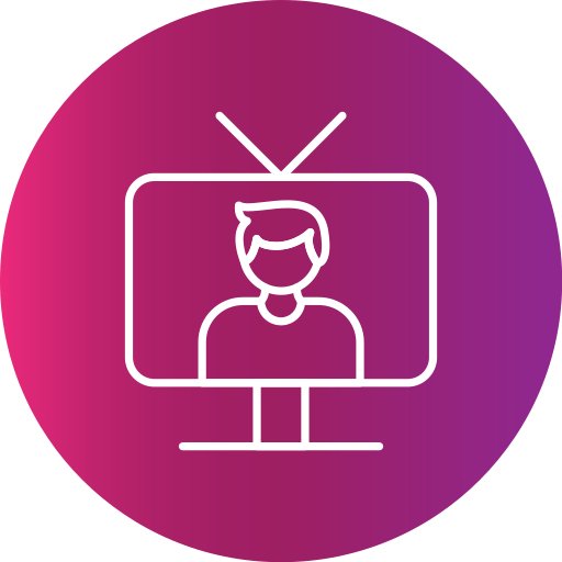 ao vivo grátis ícone ao vivo grátis ícone