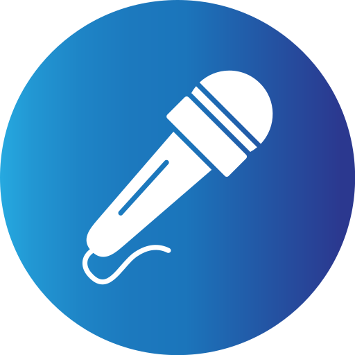 Microphone Generic Blue icon