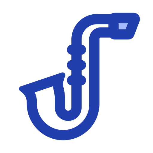 saxofón icono gratis