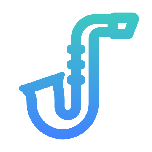 saxofón icono gratis