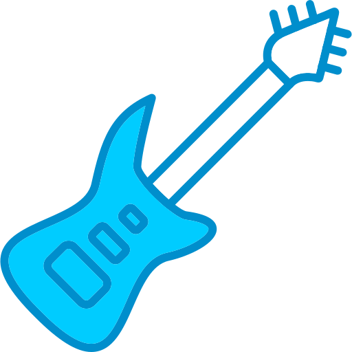 guitarra electrica icono gratis